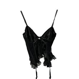 Women's Lace lingerie Black Corset Medium